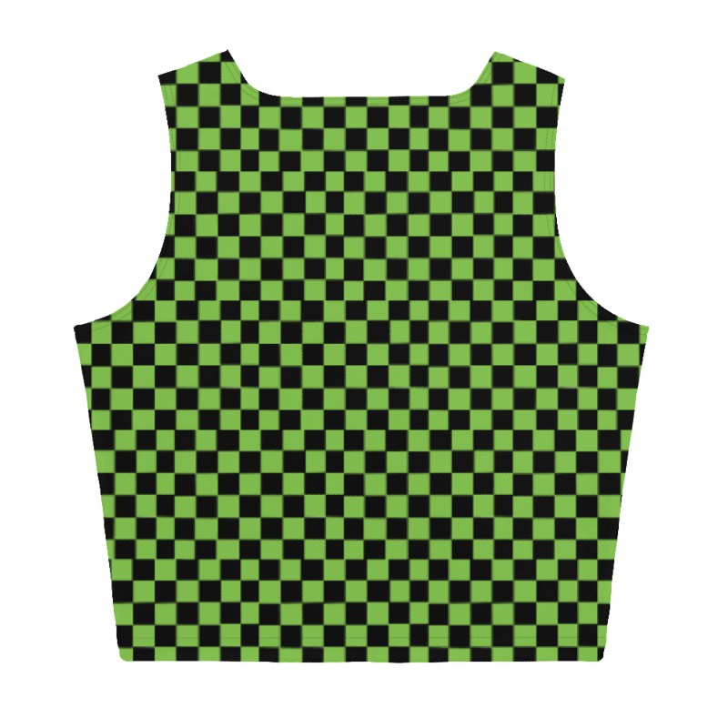 Checkered Crunch - Crop Top