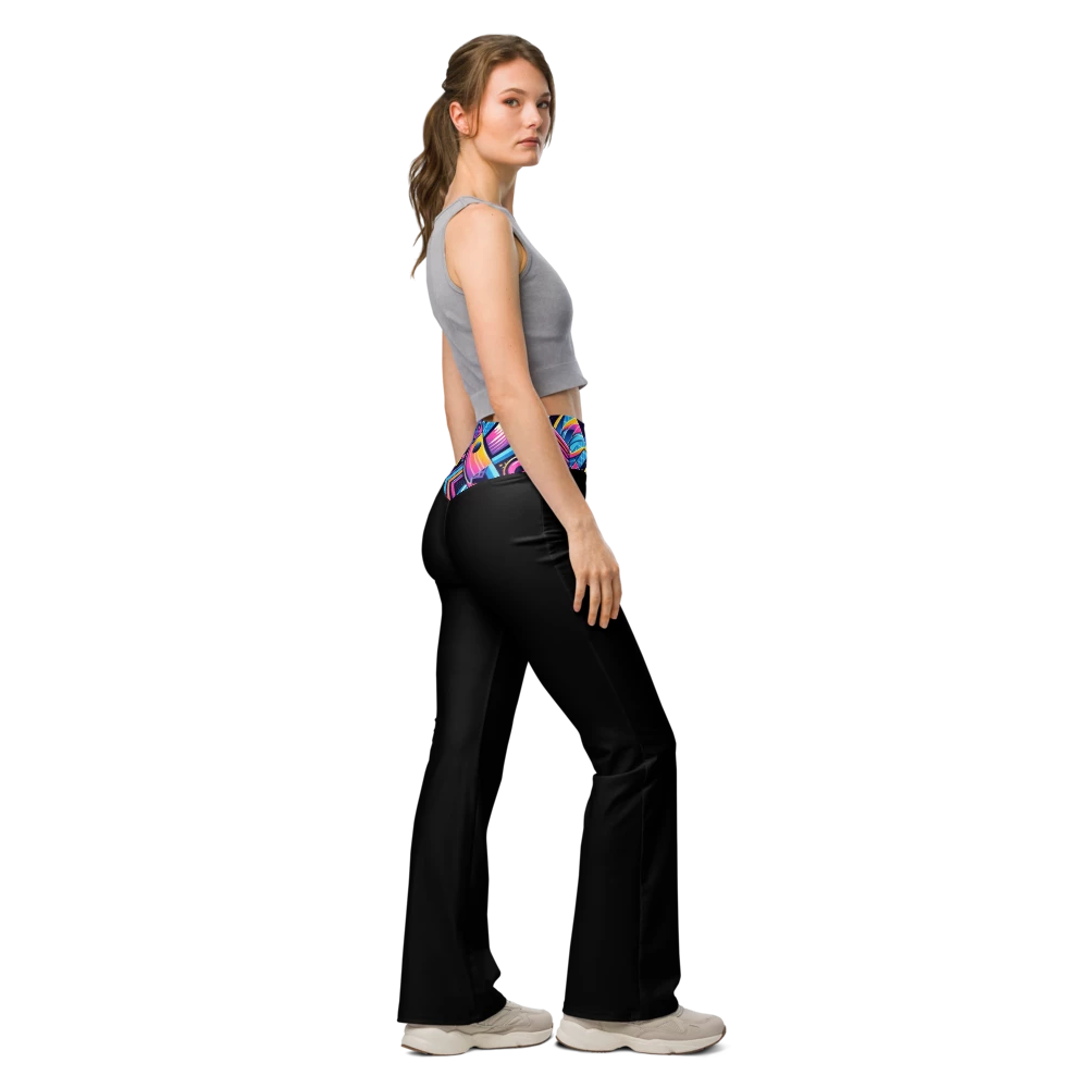 Retro Vibe Leggings - Flare