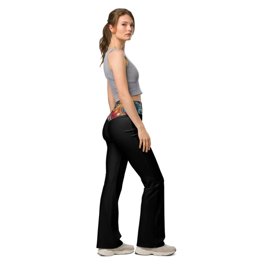 Swirl Leggings Leggings - Flare