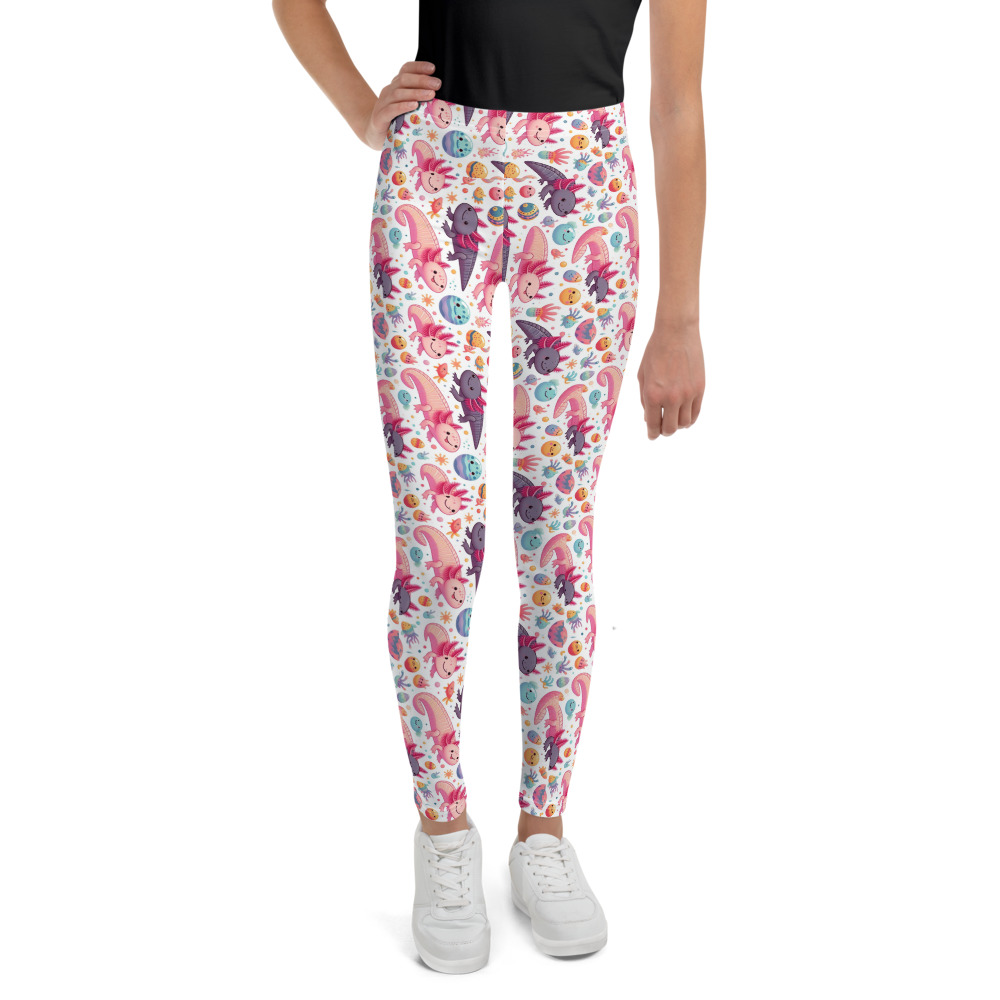 Axolotl Drift Leggings - Youth