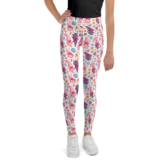 Axolotl Drift Leggings - Youth