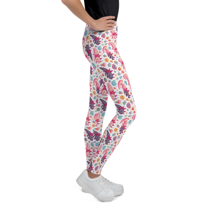 Axolotl Drift Leggings - Youth
