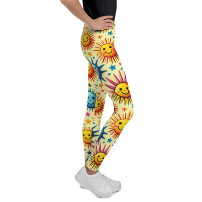 Rainbow Sunbeam Leggings - Youth