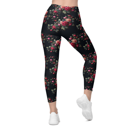 Rose Vine Leggings - Pockets