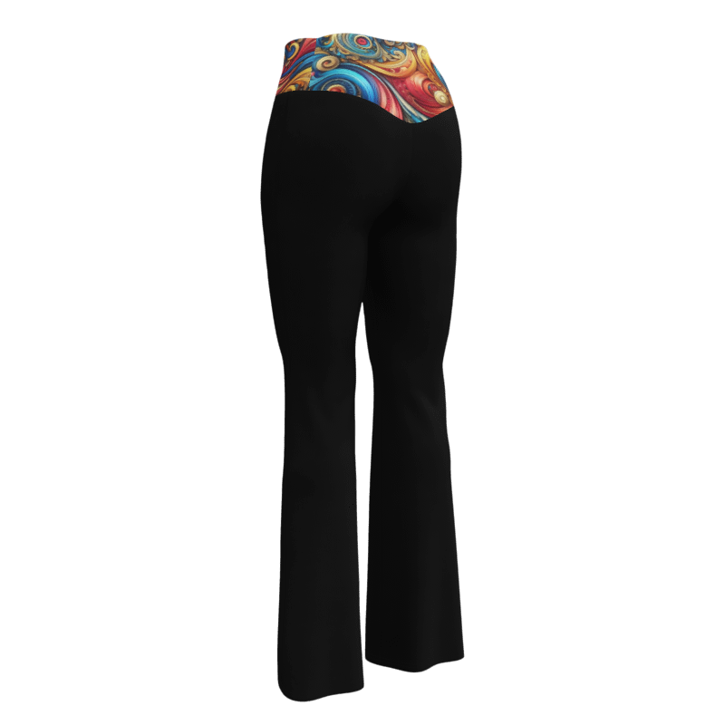 Swirl Leggings Leggings - Flare