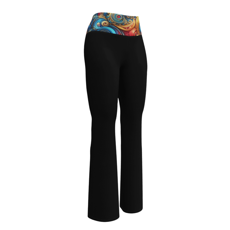 Swirl Leggings Leggings - Flare