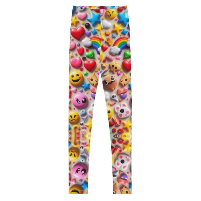 Emoji Burst Leggings - Youth