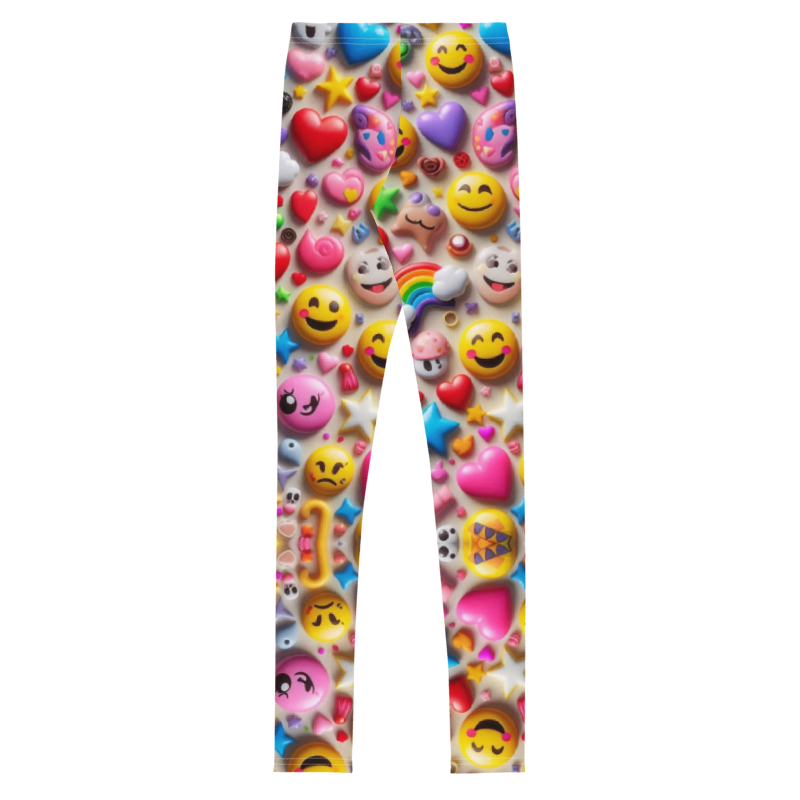Emoji Burst Leggings - Youth