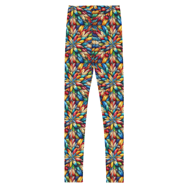 Prismatic Plume Leggings - Youth