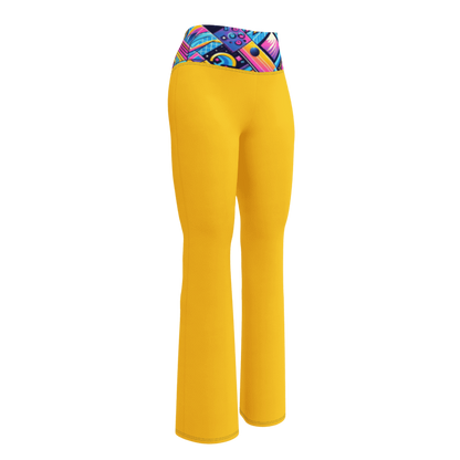 Retro Vibe Leggings - Flare