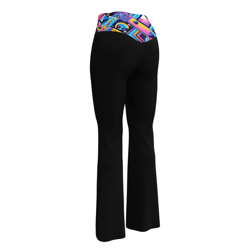 Retro Vibe Leggings - Flare