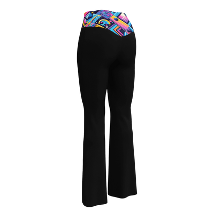 Retro Vibe Leggings - Flare