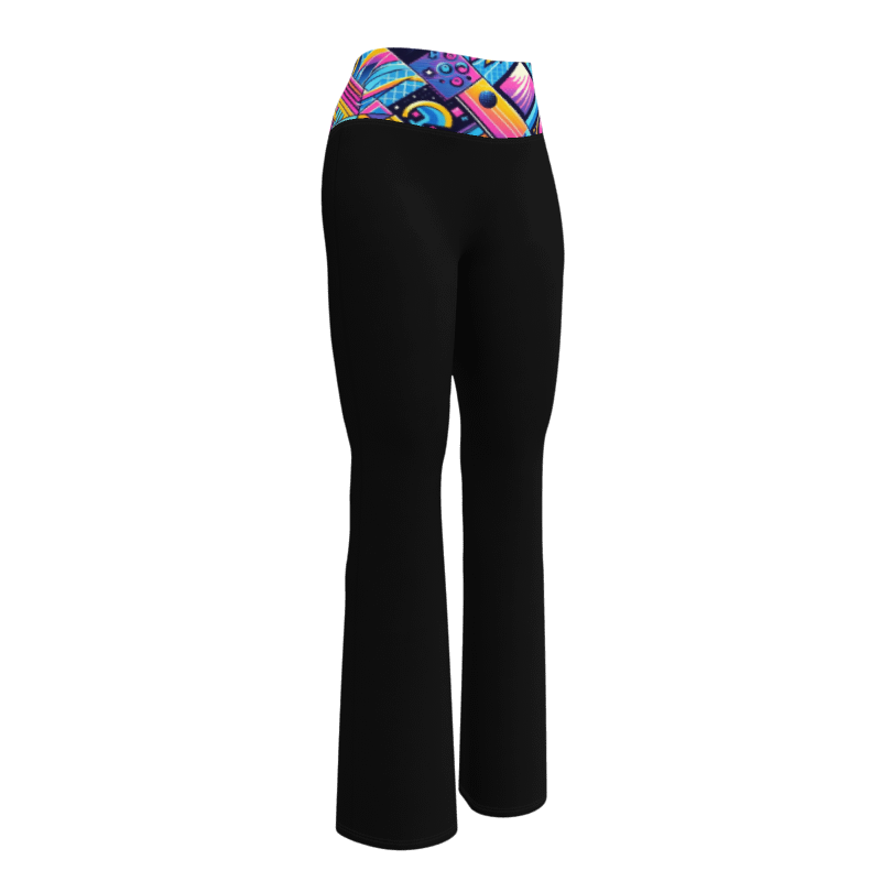 Retro Vibe Leggings - Flare