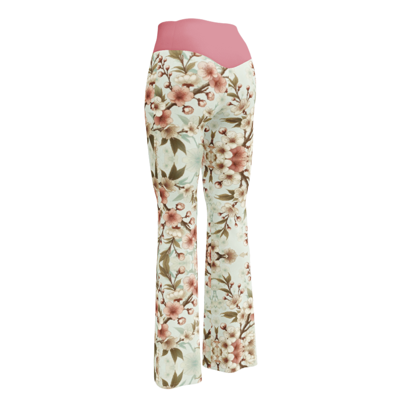 Cherry Blossom Leggings - Flare