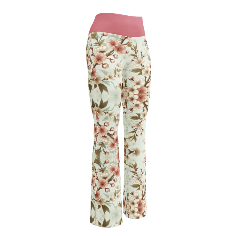 Cherry Blossom Leggings - Flare