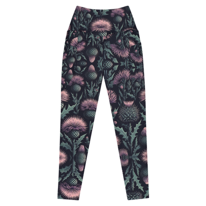 Thistle Bloom Leggings - Pockets