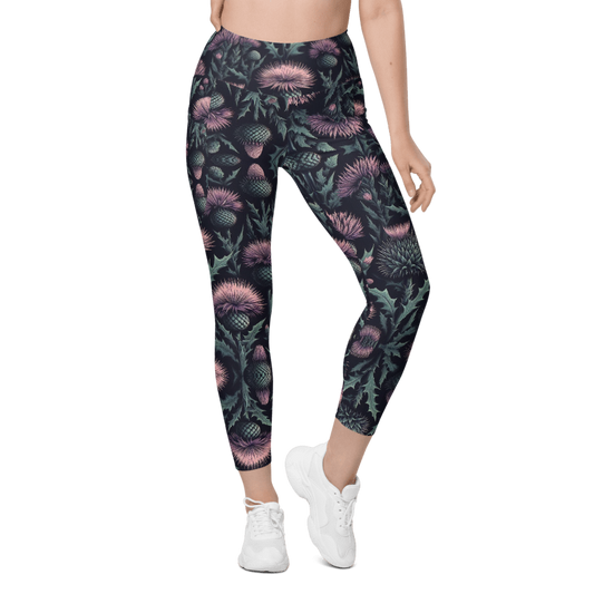 Thistle Bloom Leggings - Pockets
